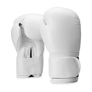 100% gants de boxe en cuir originaux pour adultes équipement d'arts martiaux de haute qualité disponible en tailles blanches pour les gymnases - Product Image 1