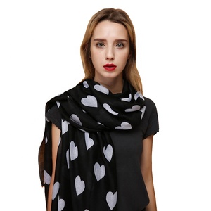 Heart Print <b>Scarves</b> - Product Image 4