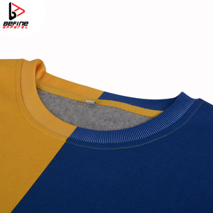 Personnalisé en gros 100% coton mercerisé pull de créateur tricot col rond classique thermique couleur bloc sweat pour hommes 2024 - Product Image 6