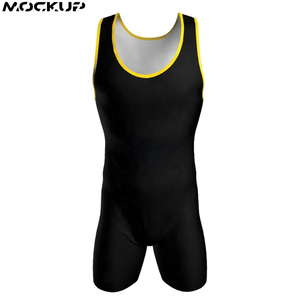 Camiseta de lucha libre para adultos, uniforme de lucha libre 100%, diseño de LICRA y poliéster de punto doble - Product Image 5