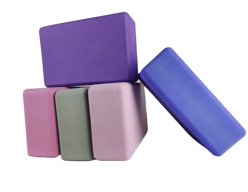 3 "x 6" x 9 "strumento per esercizi Fitness EVA Yoga su misura blocco Yoga ad alta densità a più colori