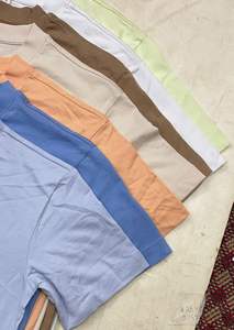 Camiseta Casual de Manga Corta para Mujer, 100% Algodón Orgánico, Ecológica, Comprimida, Antiencogimiento, Lisa, Transpirable, Cuello Redondo - Product Image 2