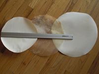 Peau de tambour en peau de mouton naturelle non tannée pour Djembé, Doumbek, Kilt écossais SKDH-130
