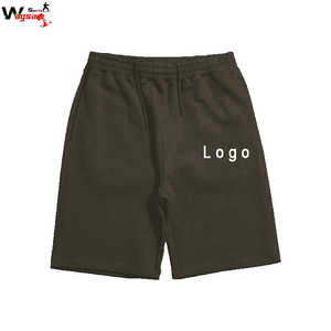 Pantalones cortos informales con cordón para hombre, de alta calidad, informales, de color sólido, de algodón, para correr y gimnasio - Product Image 2