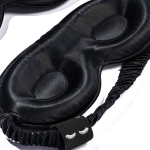 Masque de sommeil en soie <span class=keywords><strong>Contour</strong></span> 100% soie de mûrier Masque pour les <span class=keywords><strong>yeux</strong></span> en soie Masque pour les <span class=keywords><strong>yeux</strong></span> en soie avec rembourrage en soie pure Masque pour les <span class=keywords><strong>yeux</strong></span> 3D - Product Image 2