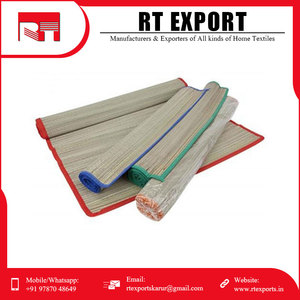 Estera de playa de paja de color personalizada plegable de algodón de suministro a granel de último diseño exportador indio - Product Image 5