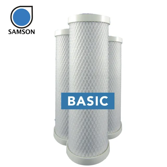 台湾NSF05-250-10-BASIC100% ココナッツシェルカーボンMATRIKX10 "活性炭ブロックCTO水フィルター