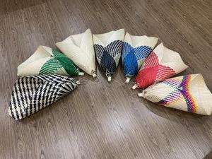 Diversity Design Bamboo Hand Fan Hot <b>Sale</b> Handwoven <b>Straw</b> Cane Rattan Raffia Fan - Product Image 3