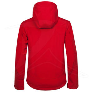 Chaqueta con capucha Softshell de invierno de alta calidad personalizada para hombre, cremallera de talla grande, impermeable, a prueba de viento, transpirable, estilo informal lavado - Product Image 2
