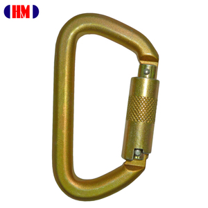 Mousqueton en acier 2200TL-3 50kN à triple verrouillage de type D pour les opérations de sauvetage - Product Image 1
