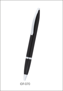 Bolígrafo de metal negro personalizado para escuelas, hoteles, oficinas, estudiantes, profesores y personal, suministros de oficina impresos con logotipo - Product Image 5