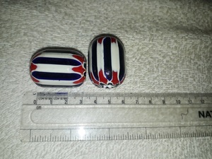 Custom made chevron perle di vetro di 1 ,<span class=keywords><strong>2</strong></span>, 3 <span class=keywords><strong>cm</strong></span> formato adatto per bead negozi e designer di gioielli - Product Image 5