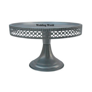 ขาตั้งเค้กโลหะวินเทจคุณภาพสูงที่ทําด้วยมือผู้ถือเค้กออกแบบรูปร่างที่กําหนดเองขายส่งขาตั้งเค้กหรูหรา - Product Image 2