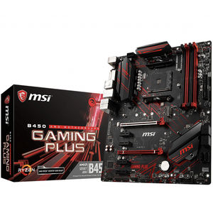 Placa base usada MSI de alto rendimiento para juegos <span class=keywords><strong>B450</strong></span> <span class=keywords><strong>GAMING</strong></span> <span class=keywords><strong>PLUS</strong></span> AMD <span class=keywords><strong>B450</strong></span> SATA 6 Gb/s USB 3,1 ATX AM4 - Product Image 1