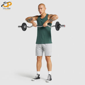 Camiseta sin mangas de Fitness para hombre, ropa deportiva personalizada de color sólido, camisetas sin mangas básicas para gimnasio, 2022 - Product Image 2