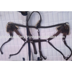 Veulent vendre des plastrons de cheval en cuir noir 5 points en dollar 8 cob complet Shetland - Product Image 2