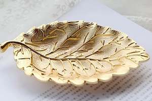 Maravilloso plato de servicio de aluminio verde Vajilla elegante y elegantes eventos de catering Diseño único maravilloso - Product Image 3