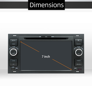 Các nhà sản xuất bán buôn 7 "Xe đa phương tiện player được xây dựng trong Android Car đài phát thanh GPS Wifi xe Navigation cho FORD FOCUS loạt - Product Image 6
