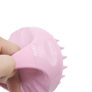 Champú de silicona para masaje de cabeza, cepillo de masaje para el <span class=keywords><strong>cuero</strong></span> <span class=keywords><strong>cabelludo</strong></span>, peine para lavar el cabello, cepillo de ducha corporal, Spa, cepillo de masaje adelgazante - Product Image 5