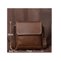 Echt Lederen Messenger Bag Voor Mannen Crossbody Stijl