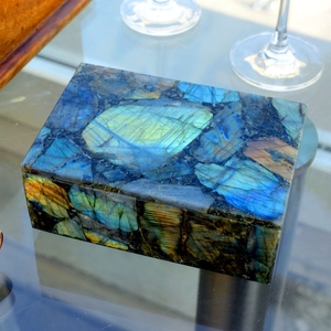 กล่องเก็บเครื่องประดับพลอยลาบราโดไรต์ กล่องโชว์หินตกแต่ง ของขวัญ |    ผู้จัดจำหน่ายสินค้าขายส่งจำนวนมาก - Product Image 1