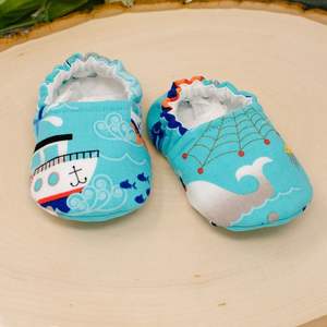 Nature-Bébé-Chaussons-Personnalisé-Nouveau-Né-chaussons-100% coton-organique bébé chaussures-tendances chaussures pour bébé - Product Image 1