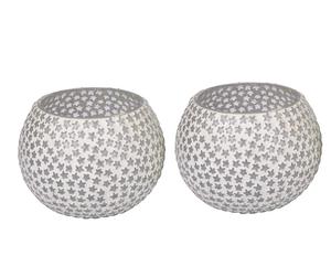 Handicrafts Modern Art Antique Metal Wall Sconce with Glass Votive Candle <b>Tealight</b> <b>Holders</b> at wholesale price - Product Image 1