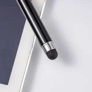2022 Latest Products Good Writing Promotion Black Luxury Pen for Men Touch Screen Metal Gel Pen