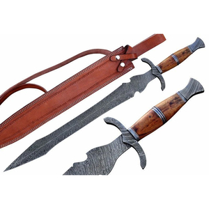 Sw-ord de acero de Damasco de 29 pulgadas hecho a mano personalizado más vendido Sw-ord de acero de caza de Damasco hecho a mano - Product Image 4