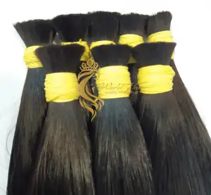 เวียดนาม Bulk Hair 100% Virgin Hair,ไม่มี Tagle,No Shed