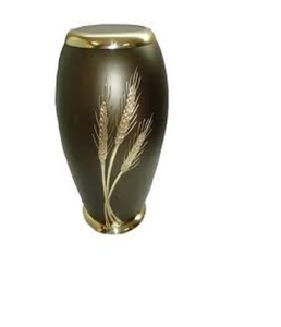 Urna de cremación de latón puro para perros y gatos, urna de latón asequible hecha a mano para Funeral - Product Image 2