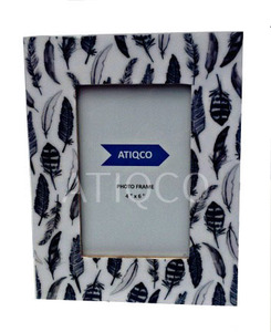 Atiqco Stylish Wooden Photo <b>Frame</b> with 4-Color Digital Print Latest <b>Design</b> for Home <b>Wall</b> Decoration - Product Image 6