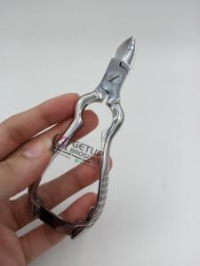 Vente en gros de coupe-cuticules en argent, acier inoxydable, outil professionnel de manucure et de pédicure, logo personnalisé, instrument de beauté - Product Image 6