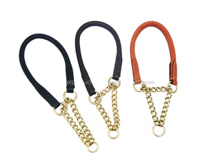 Prix de gros d'usine, colliers pour chiens en cuir personnalisés à 100%, authentiques, pour animaux de compagnie adorables - Product Image 1