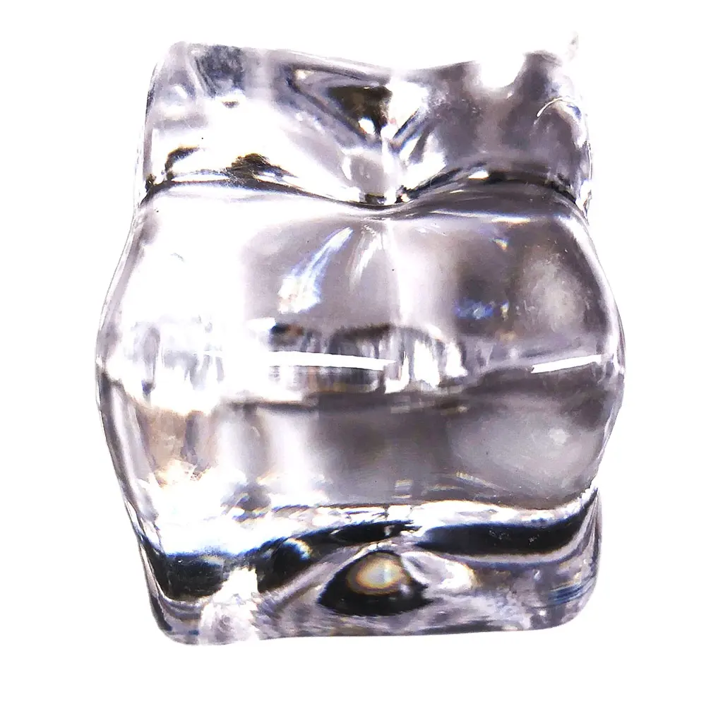 40MM Mega Vase Filler Transparent Gemstones Stone Big Acrylic Fake Artificial Ice Cube for Wedding Party Home Decoration