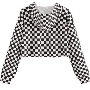 Sudadera con Capucha Corta Formal de Invierno para Mujer, con Logotipo Personalizado, Impresión por Sublimación, Tela de Forro Polar, Manga Larga, por Inspire Appeal - Product Image 2