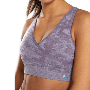 Soutien-gorge de sport professionnel sur mesure pour femmes, extensible dans quatre directions, écologique, imperméable, en Spandex/Polyester, de la marque Formula1 Industries - Product Image 3