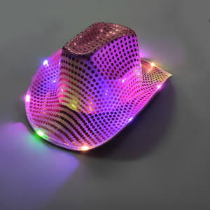 Gorro de Fiesta de Neón, Gorras de Jazz Hechas a Mano para Conciertos, Diwali, San Valentín, Navidad - Product Image 2