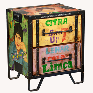 Jodhpur-muebles retro industriales pintados a mano, muebles de arte y artesanías indio, fabricante y distribuidor de muebles - Product Image 2