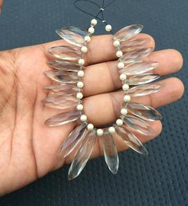 Gema de cuarzo ahumado Natural, 21 piezas, facetadas, forma de marquesa, cuentas para fabricación de joyas, piedra Popular marrón 2020 - Product Image 3