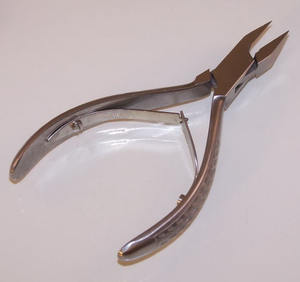 Cortador de uñas de cutícula lateral francés de acero inoxidable profesional, caja de logotipo personalizado, herramienta de belleza, pinza para uñas - Product Image 1