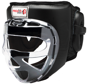 Casque de boxe professionnel de protection complète de la tête avec barre de fer poids léger - Product Image 2