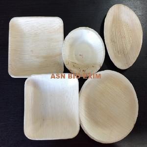 Vaisselle en feuille de palmier Areca de qualité supérieure naturelle 100% bols et assiettes écologiques avec motif végétal gravé complexe - Product Image 6