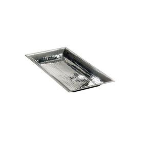 Nueva bandeja de servicio de comida de metal con acabado brillante de forma redonda para decoración de mesa de lujo - Product Image 5