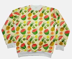 Sweat-shirt en molleton sublimé/imprimé avec poche, respirant, décontracté, unisexe, pour l'hiver - Product Image 6