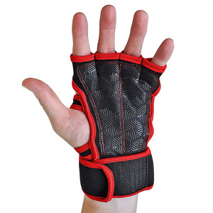 Logotipo personalizable Correa neutra Soporte de muñeca Guantes de entrenamiento deportivo Unisex Hombres Fitness Gimnasio Guantes hechos de silicona duradera - Product Image 3
