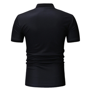 T-shirt de Golf vierge en coton pur pour hommes, décontracté, respirant, à la mode, Logo/Design personnalisés - Product Image 6