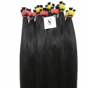 ผมตรงขอบกระดูกหนาสุขภาพดีไม่ผ่านการทำเซตหนังกำพร้าแท้สีดำธรรมชาติ1B ชาวเปรูชาวเวียดนาม - Product Image 1