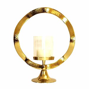 แหวนทองออกแบบพายุเฮอริเคนเสาเทียนยืนในการขายร้อน - Product Image 1