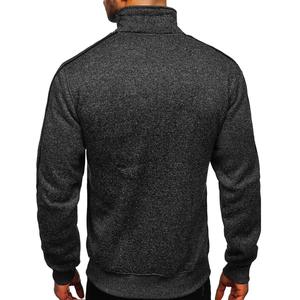 Échantillon gratuit OEM Ensemble pull à capuche à manches longues pour hommes 50% coton 50% polyester Sweat-shirt oversize imprimé pour l'hiver Noir - Product Image 5